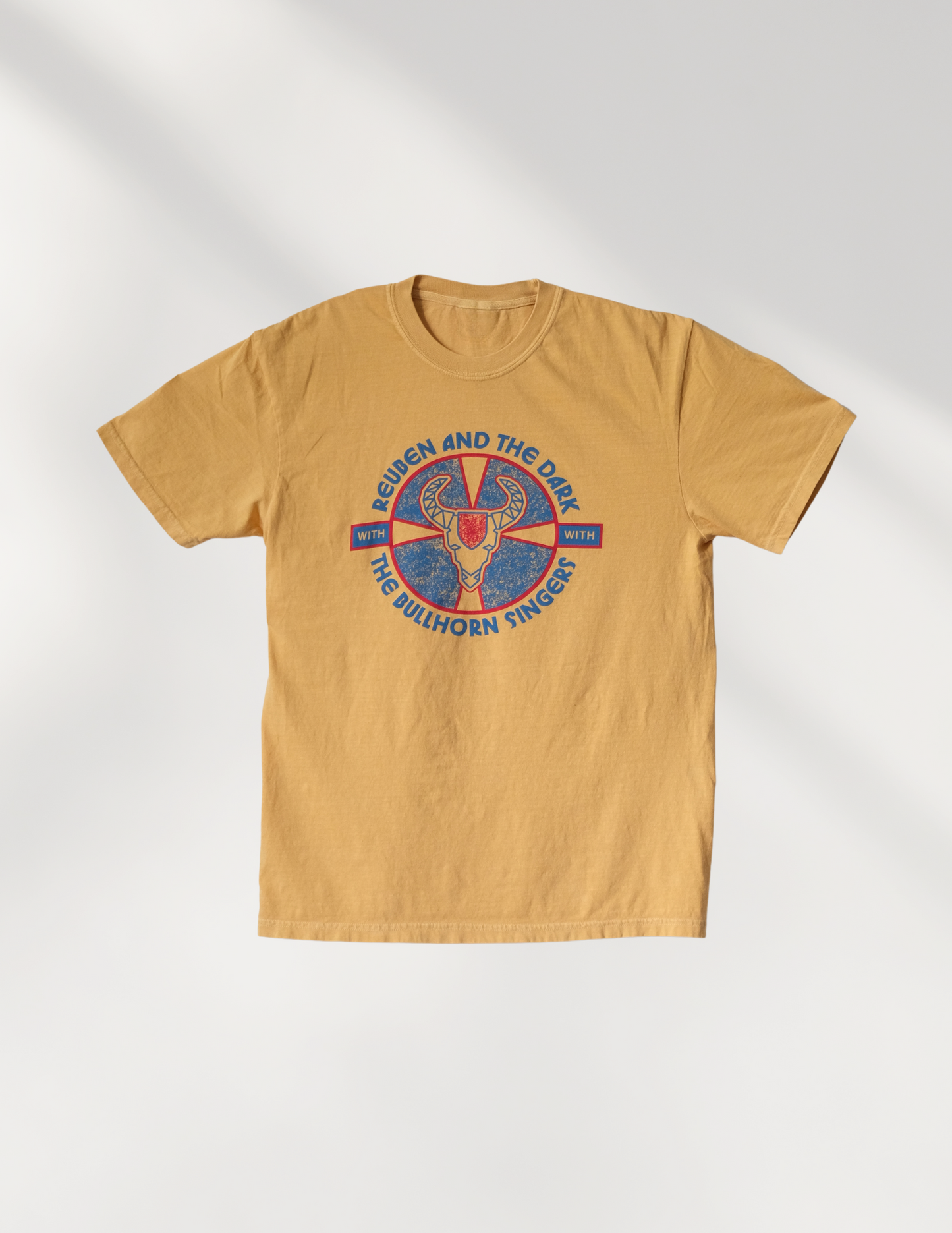 Mustard Yellow Reuben and the Bullhorn Singers Short Sleeve