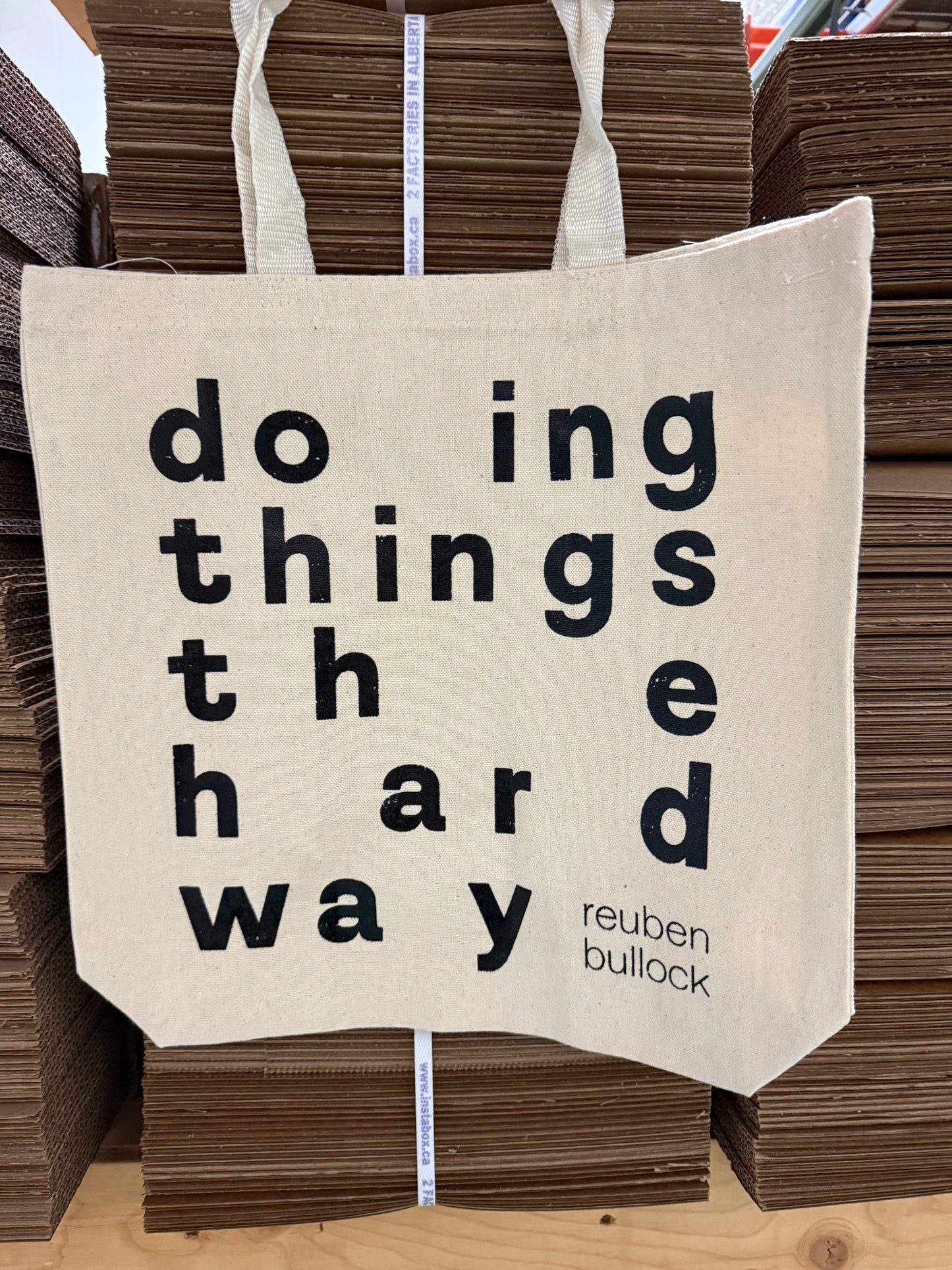 Doing Things the Hard Way Tote